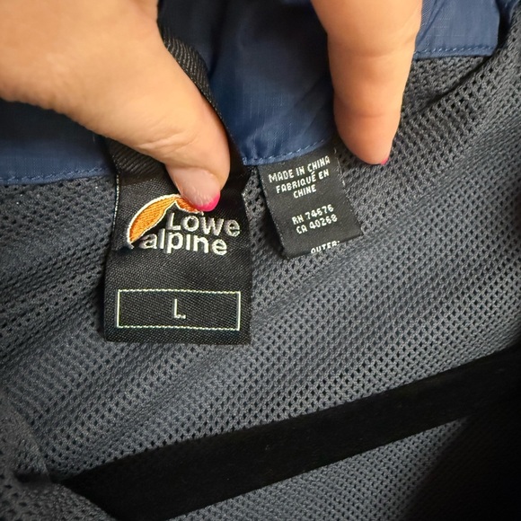 Men’s Vintage Lowe Alpine Jacket Triple Point  Size L  Blue - Picture 7 of 8